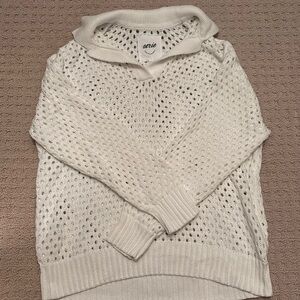 aerie see through sweatshirt